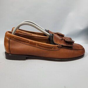 Bass Jackie Weejuns Brown Leather Tassel Loafers Women's Size 9.5M Handmade